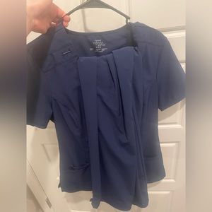 Infinity Blue scrub set